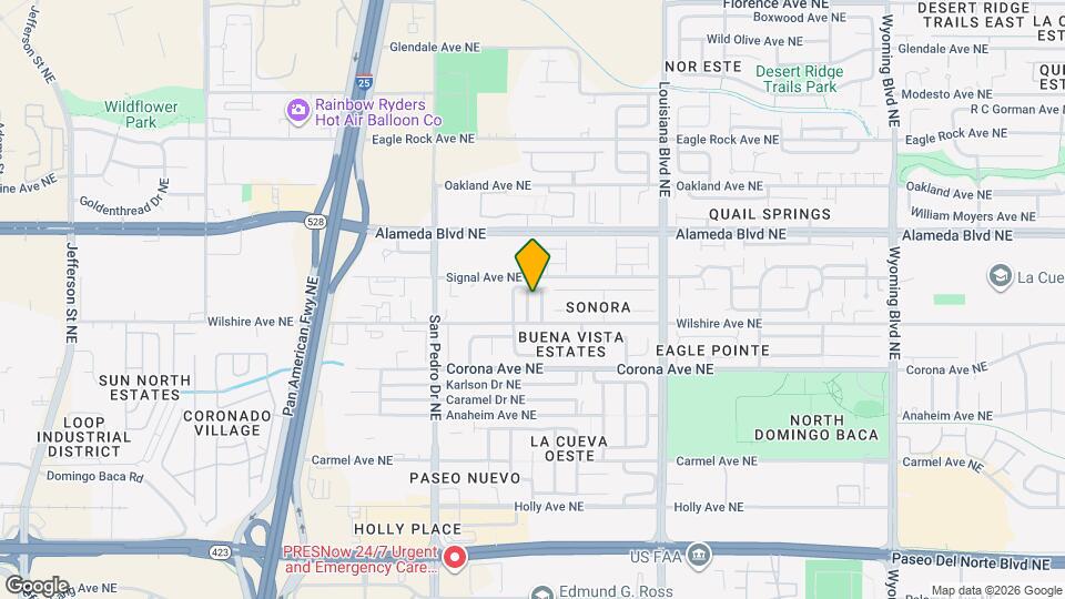8624 Alta Loma Ln NE Map and Location Details