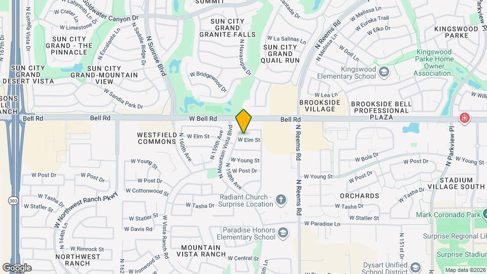 15738 W Elm St Map and Location Details