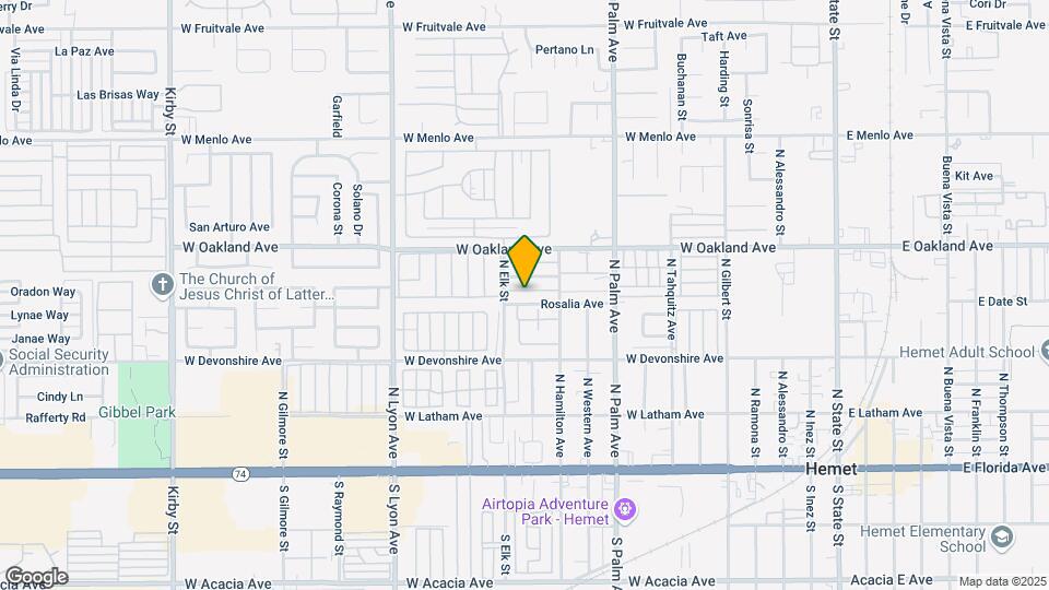 1230 Rosalia Ave Mapa y Detalles de la Ubicación