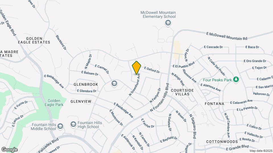 14838 N Greenhurst Ave Mapa y Detalles de la Ubicación