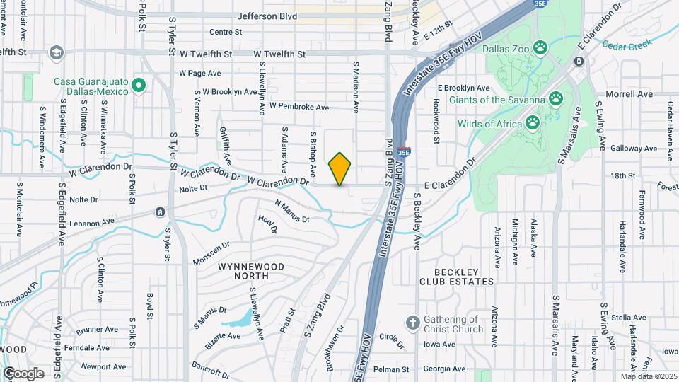 314 W Clarendon Dr Map and Location Details