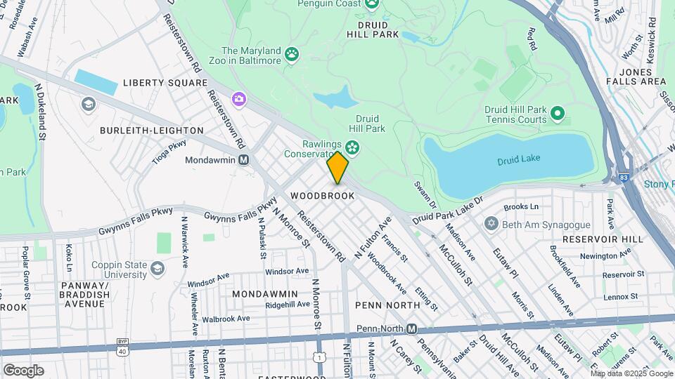 2323 Whittier Ave Map and Location Details