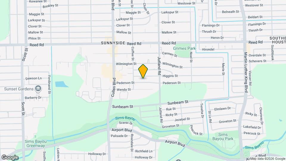 4825 Pederson St Mapa y Detalles de la Ubicación