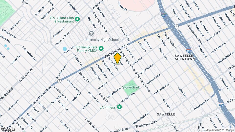 1610 Granville Ave Mapa y Detalles de la Ubicación