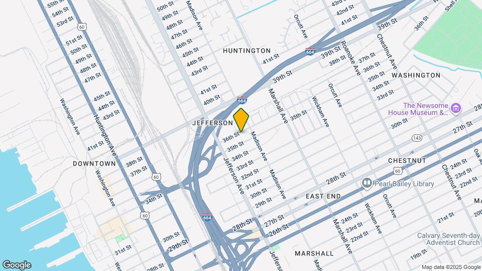 646 36th St Map and Location Details
