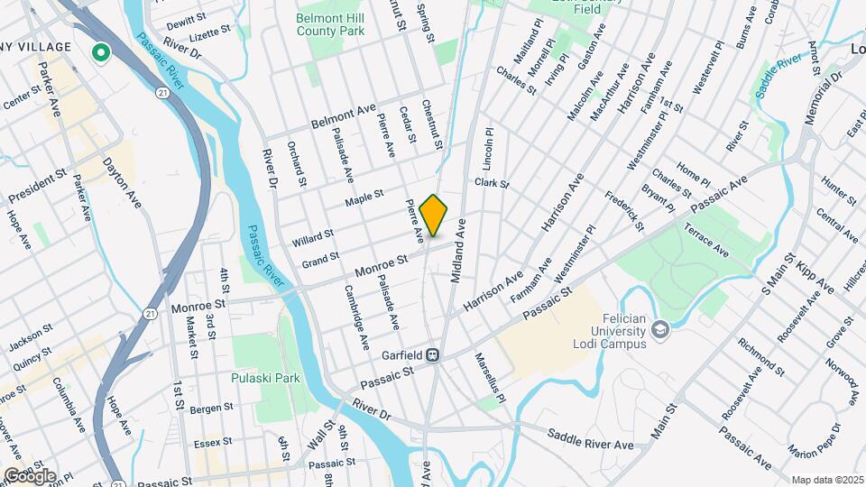 133 Monroe St-Unit -1 Map and Location Details
