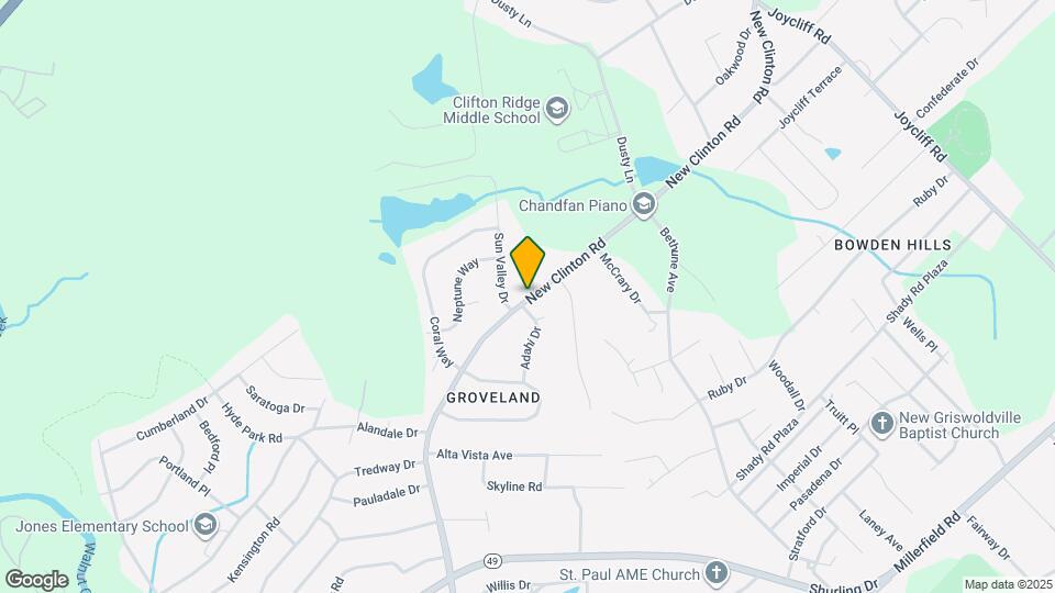 2867 New Clinton Rd Mapa y Detalles de la Ubicación