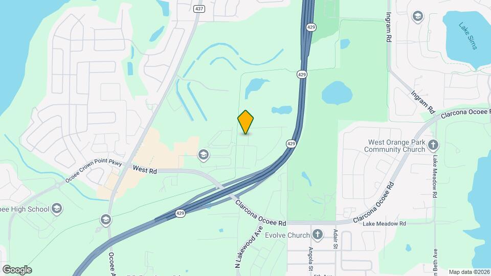 2534 Red Spruce Wy Map and Location Details