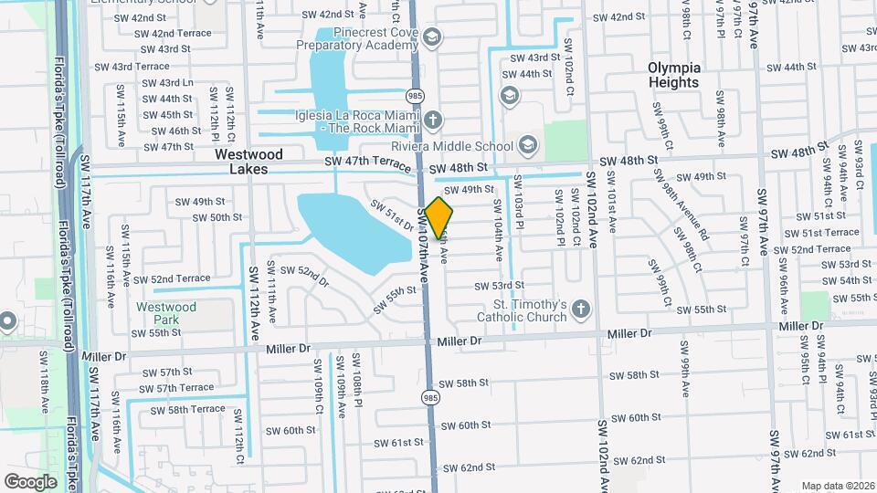 5110 SW 106th Ave Map and Location Details