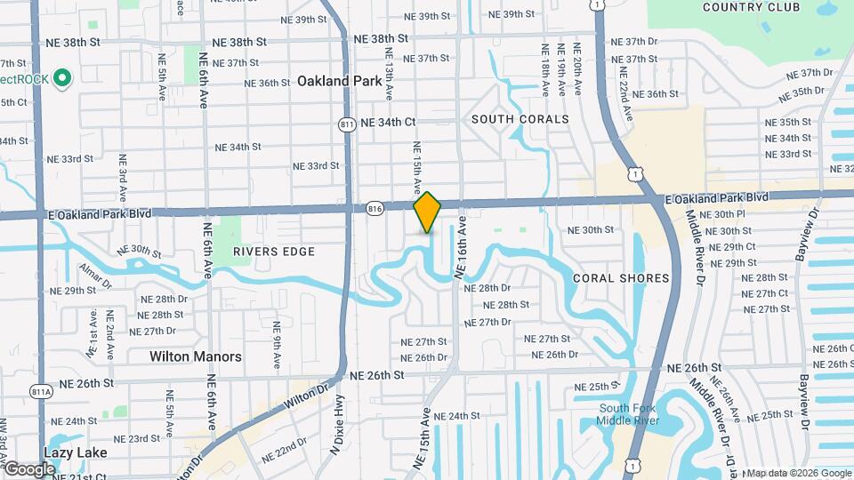 3020 NE 15th Ave, Unit Studio Map and Location Details