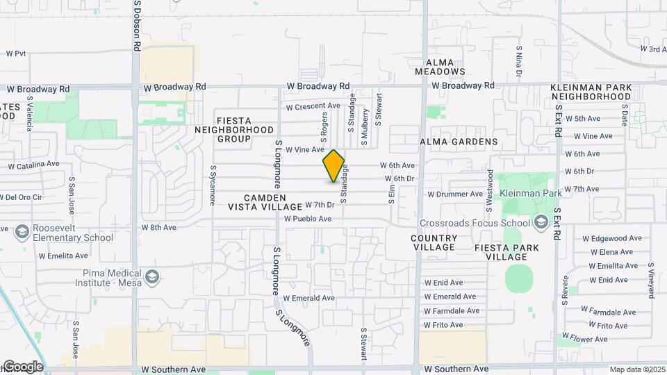 1426 W 7th Ave Map and Location Details