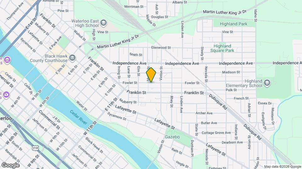 506 Fowler St Map and Location Details