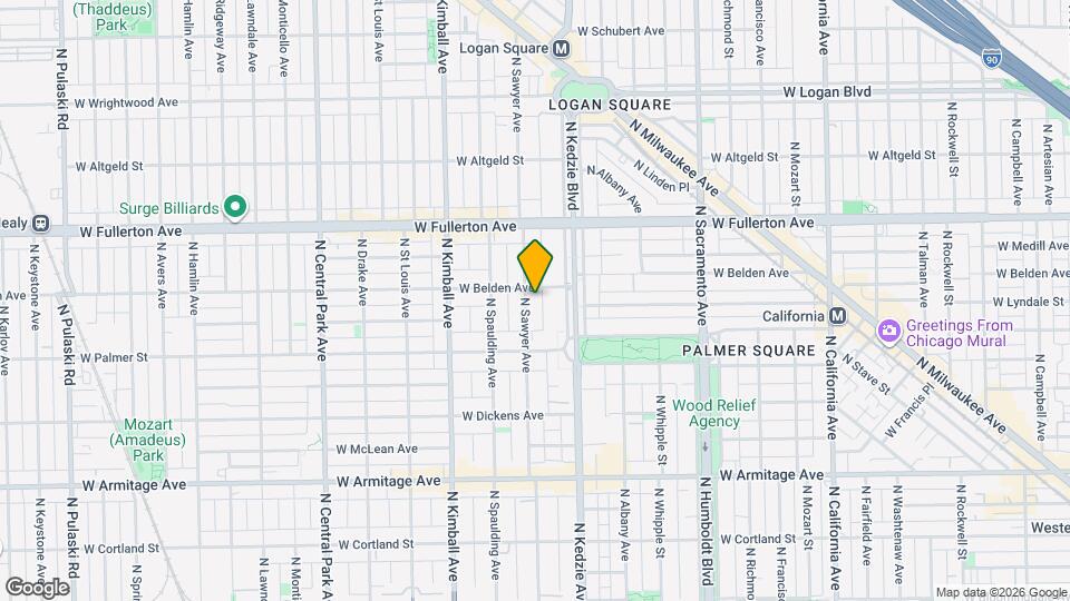 2249 N Sawyer Ave Map and Location Details