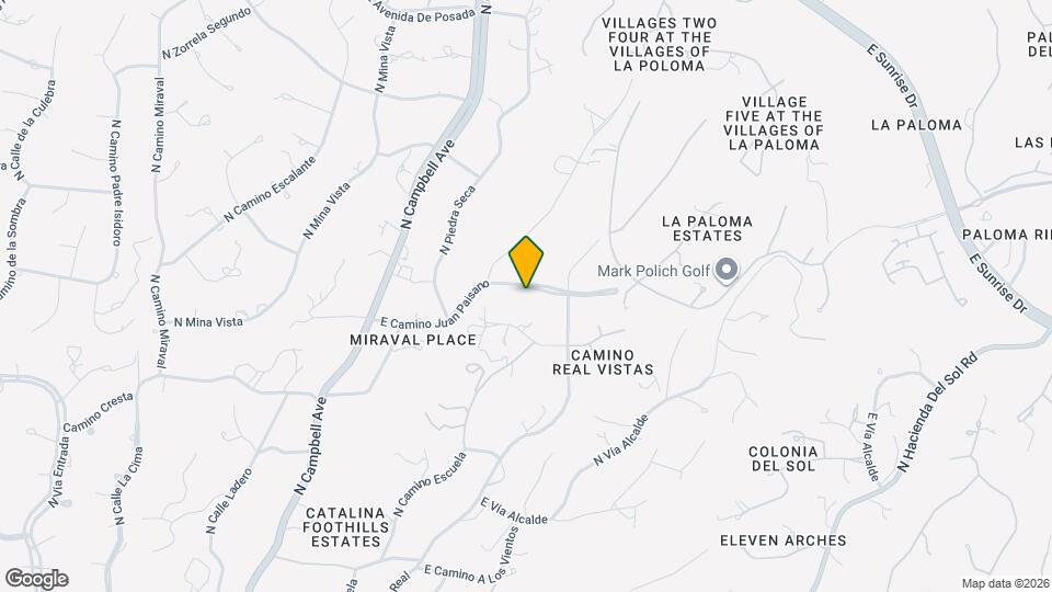 2940 E Camino Juan Paisano Mapa y Detalles de la Ubicación