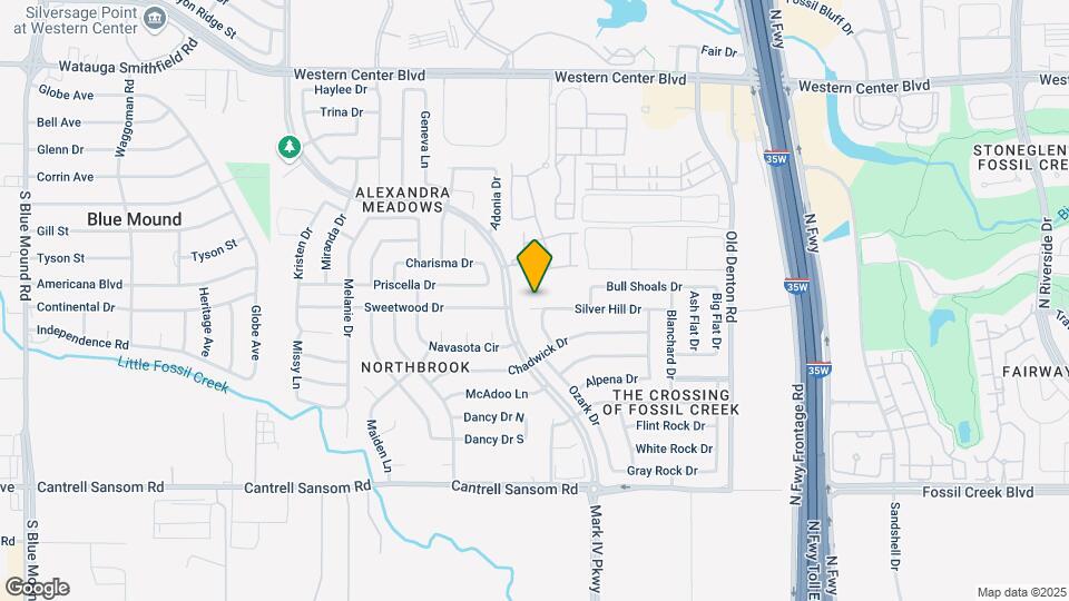 2605 Silver Hill Dr Map and Location Details