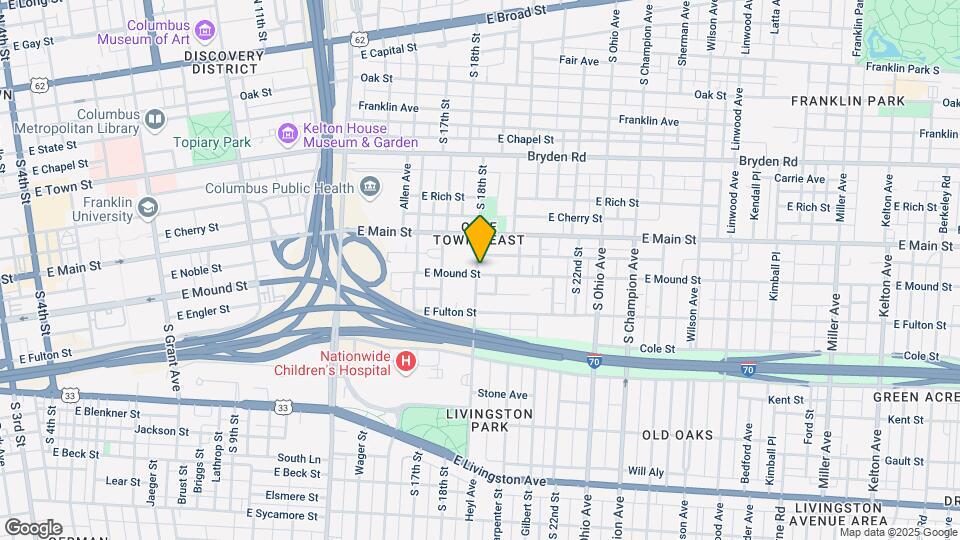 374-378 S 18th St Map and Location Details