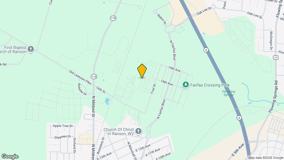 1264 Red Clover Ln Map and Location Details