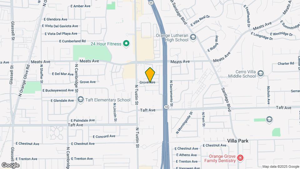 1828 E Grove Ave Map and Location Details