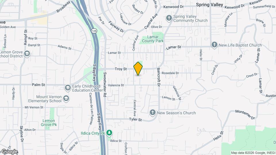 8836 Valencia St Map and Location Details