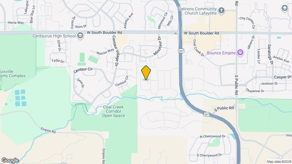 1733 Pioneer Cir Map and Location Details