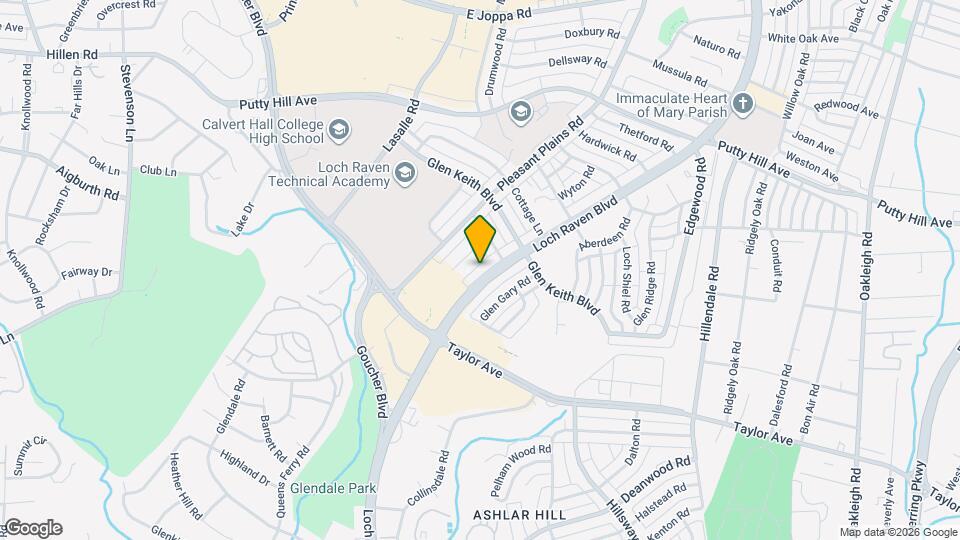 8130 Loch Raven Blvd Map and Location Details