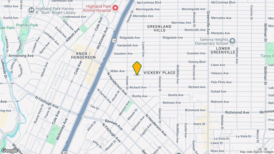 5235 Willis Ave Mapa y Detalles de la Ubicación
