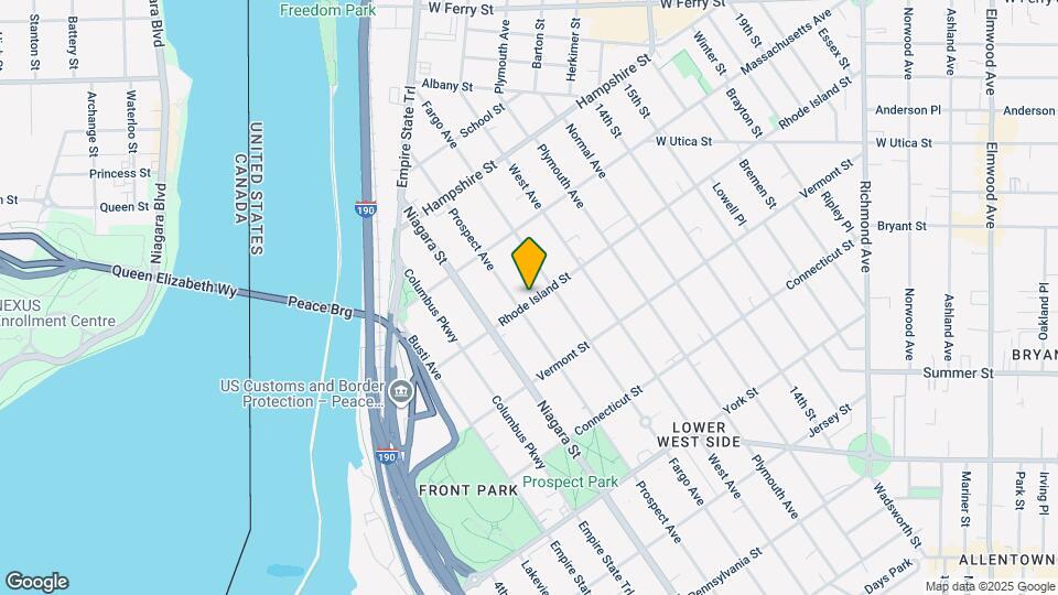 128 Rhode Island St Map and Location Details
