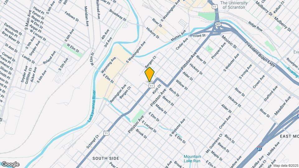 828 Cedar Ave Map and Location Details