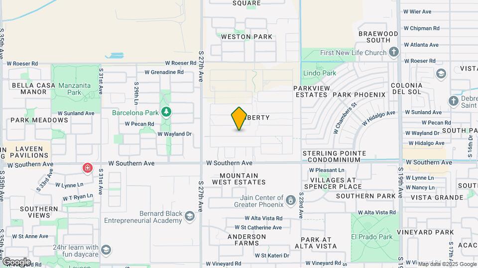 2536 W Hidalgo Ave Map and Location Details