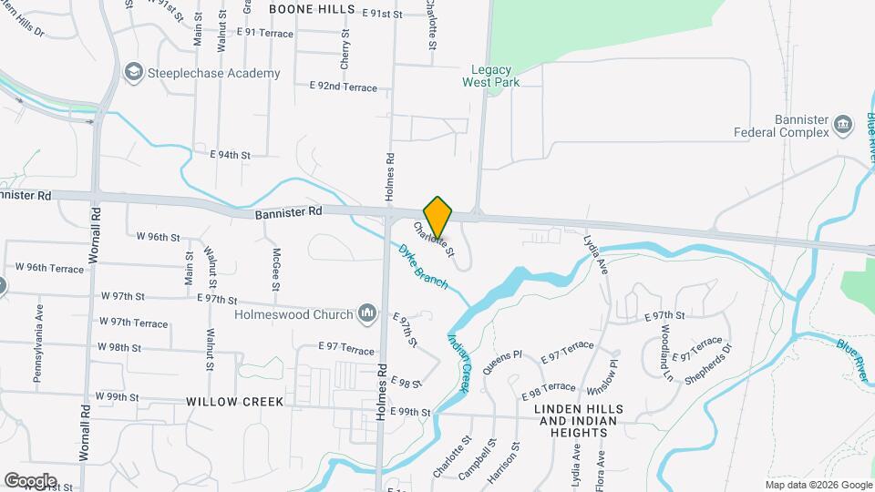 9534 Charlotte St Map and Location Details