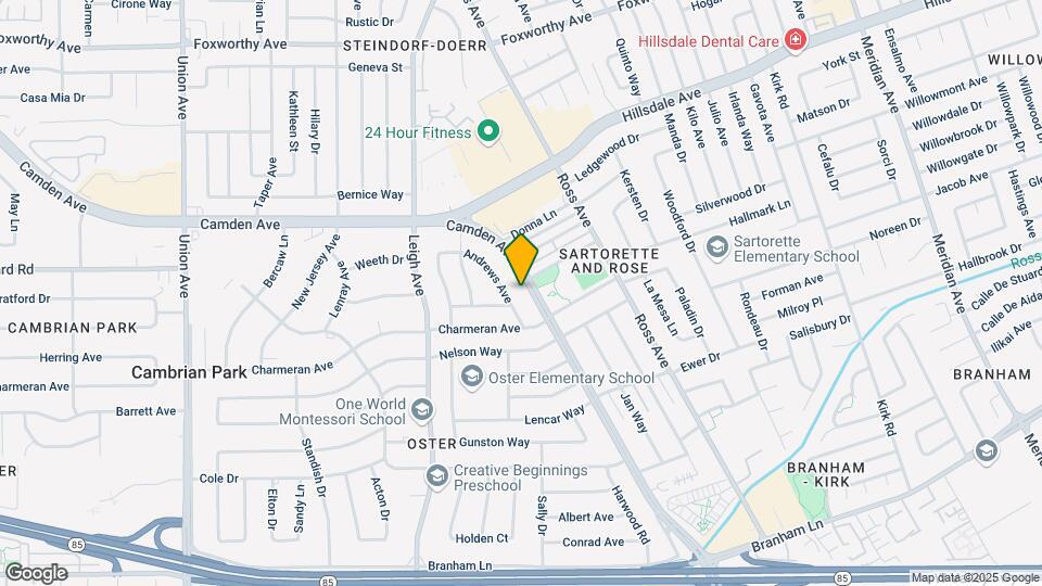 3921-3923 Camden Ave Mapa y Detalles de la Ubicación