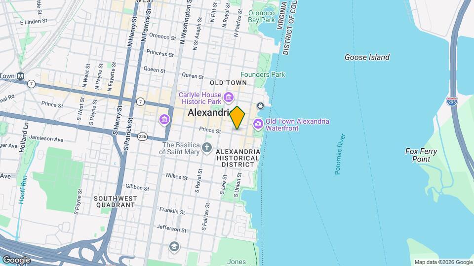 119 Prince St Map and Location Details