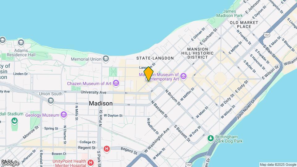 421 W Gilman St, Unit 1 Map and Location Details