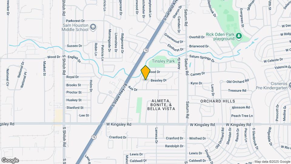 2873 Beasley Dr Map and Location Details