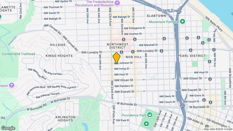 2256 NW Johnson St Map and Location Details