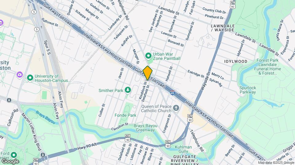 2314 Delafield Street, Houston 77023 Mapa y Detalles de la Ubicación
