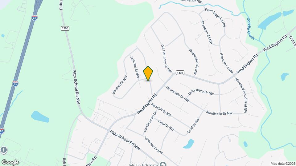 1708 Caro-Mar Pl NW Map and Location Details