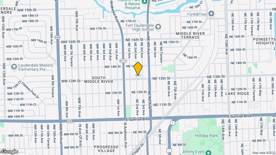 1300 NE 2nd Ave Mapa y Detalles de la Ubicación