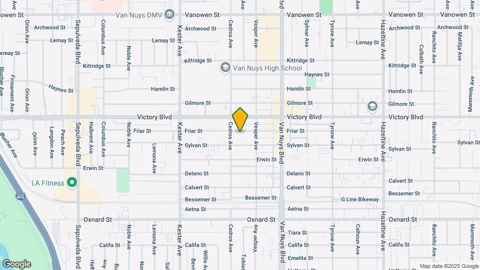 14640-14642 Friar St Map and Location Details