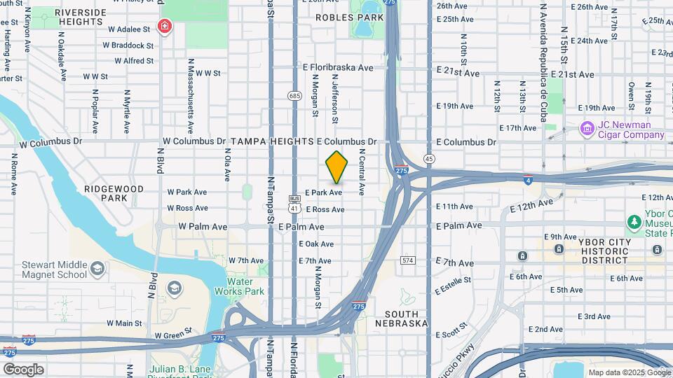 314 E Park Ave Map and Location Details