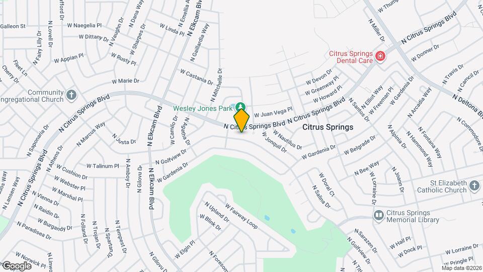 9081 N Golfview Dr Map and Location Details