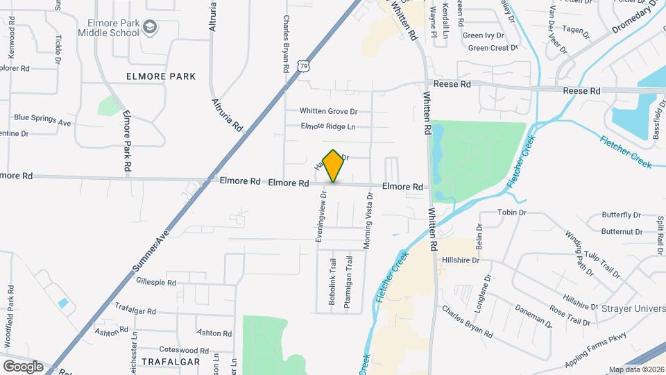 6631 Elmore Rd Map and Location Details