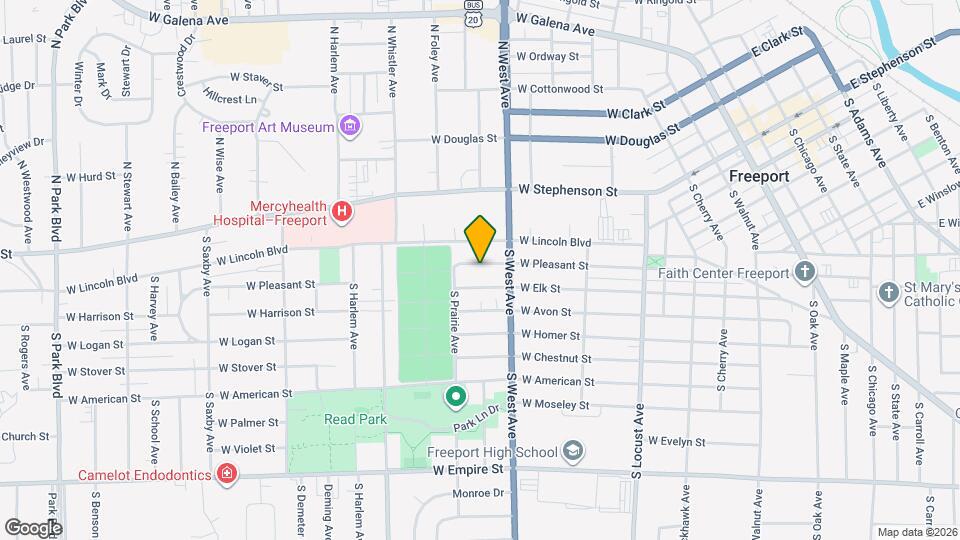 833 W Pleasant St Map and Location Details