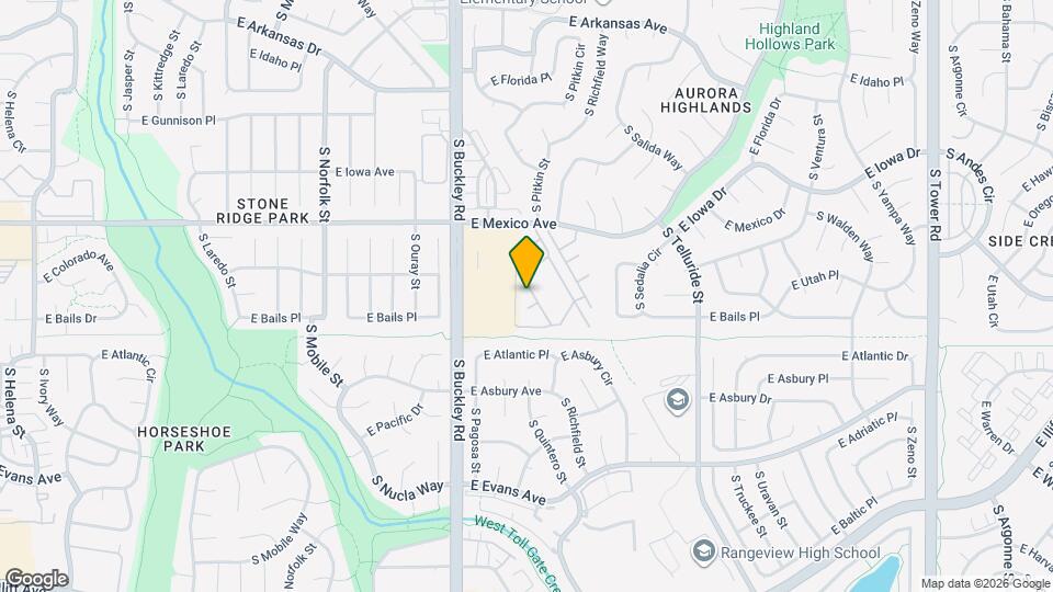 1813 S Pitkin Cir Map and Location Details