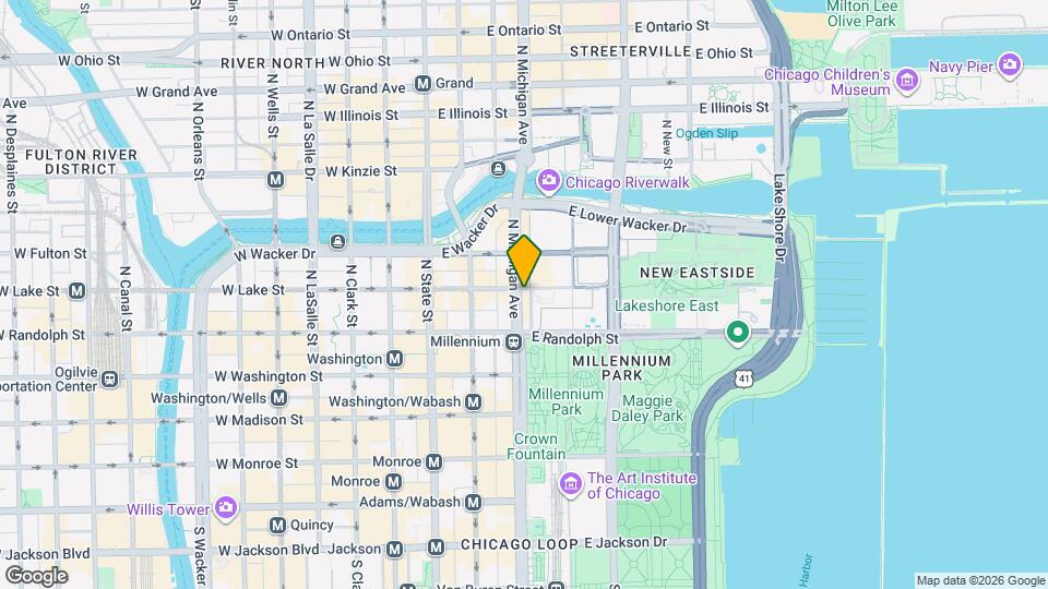 189 N Michigan Ave, Unit 47c Mapa y Detalles de la Ubicación