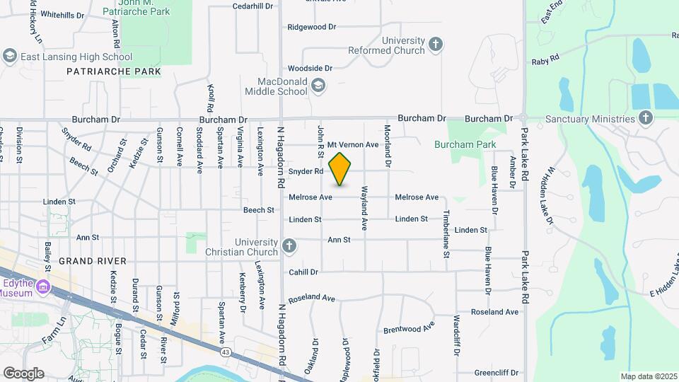 1635 Melrose Ave Mapa y Detalles de la Ubicación