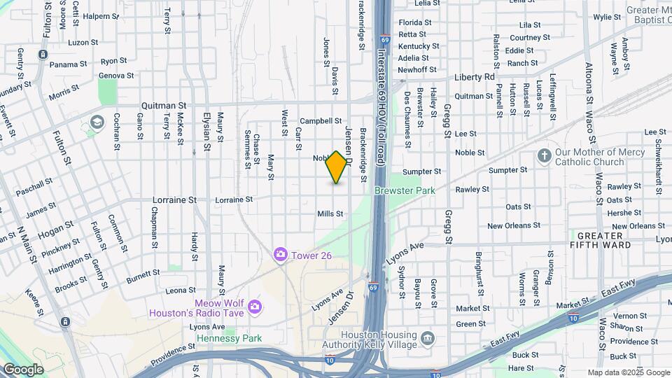 1904 Davis St Map and Location Details