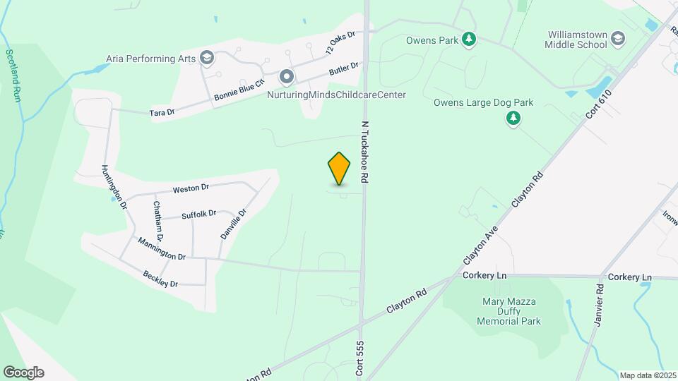 385 N Tuckahoe Rd Map and Location Details