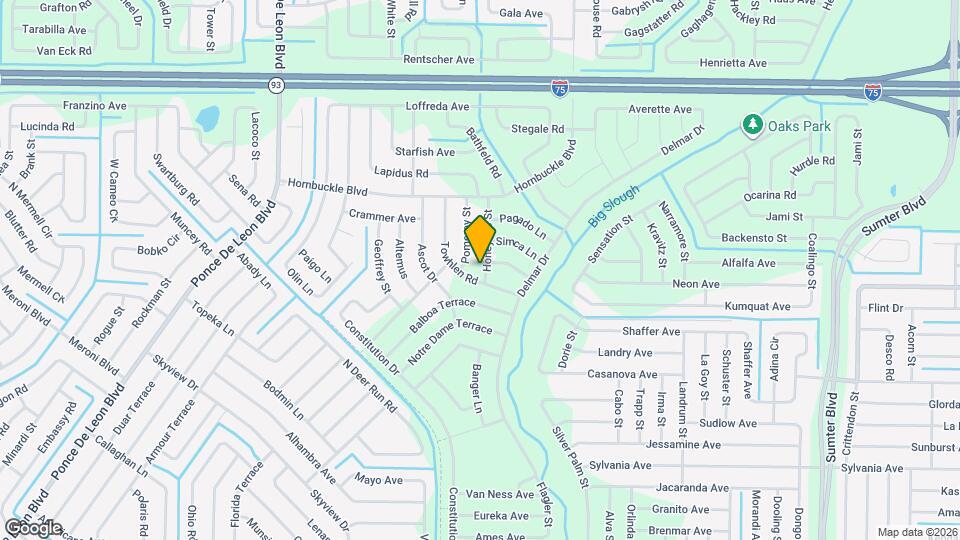 3937 Honeybee St Map and Location Details