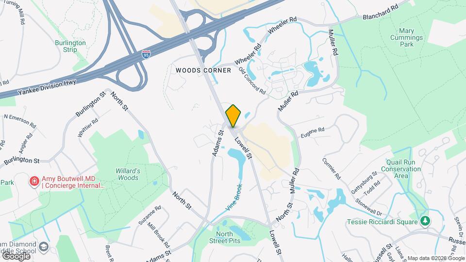 0 Middlesex Turnpike Map and Location Details